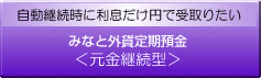 みなと外貨定期預金<元金継続型>