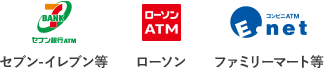 セブンイレブン等 ローソン ファミリーマート等