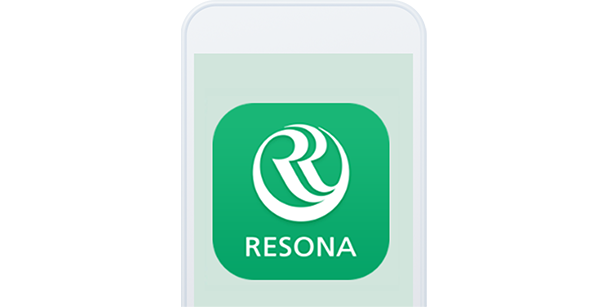 りそなグループアプリを ダウンロードし起動