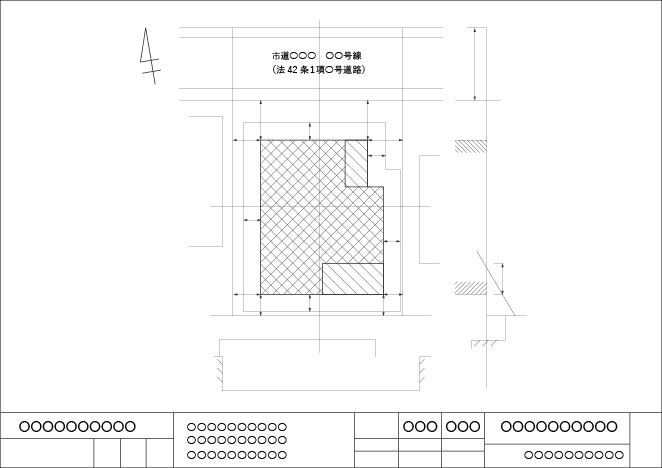 建物　配置図・立面図