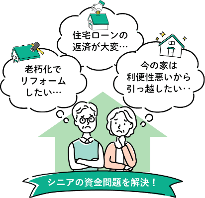 シニアの資金問題を解決!