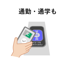 通勤・通学も