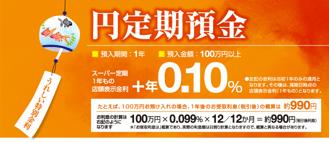 円定期預金