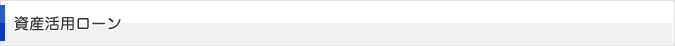 資産活用ローン